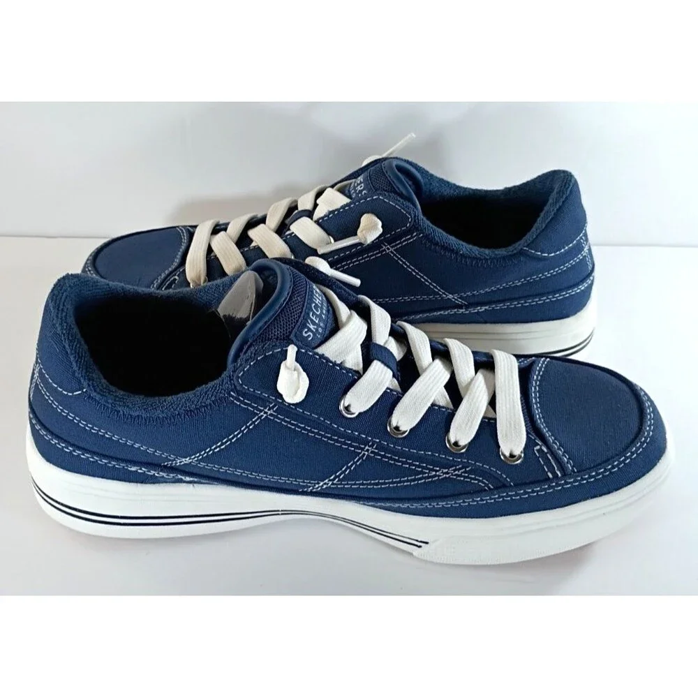 Skechers Arch Fit Arcata Slip On Sneakers Navy Women's Size 7 Arch Support